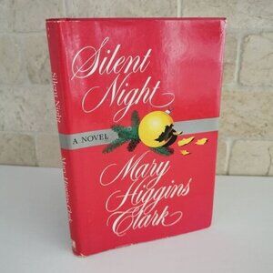 1995 Silent Night Book by Mary Higgins Clark Vintage Christmas Romance Novel